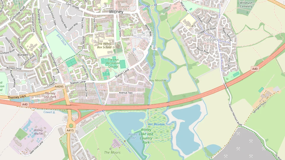 Map showing Green Room Studios